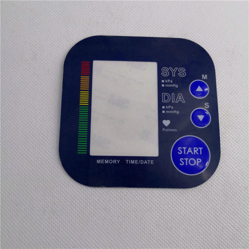 High Sales China Button Switch Embossed Button Film Control Panel