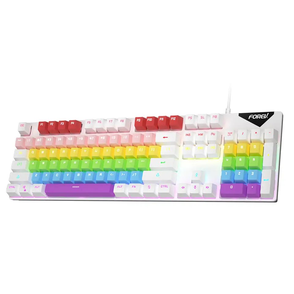 Professional Gaming Keyboard Rgb 104 Keys Wired Mechanical Keyboard Gaming Keyboard
