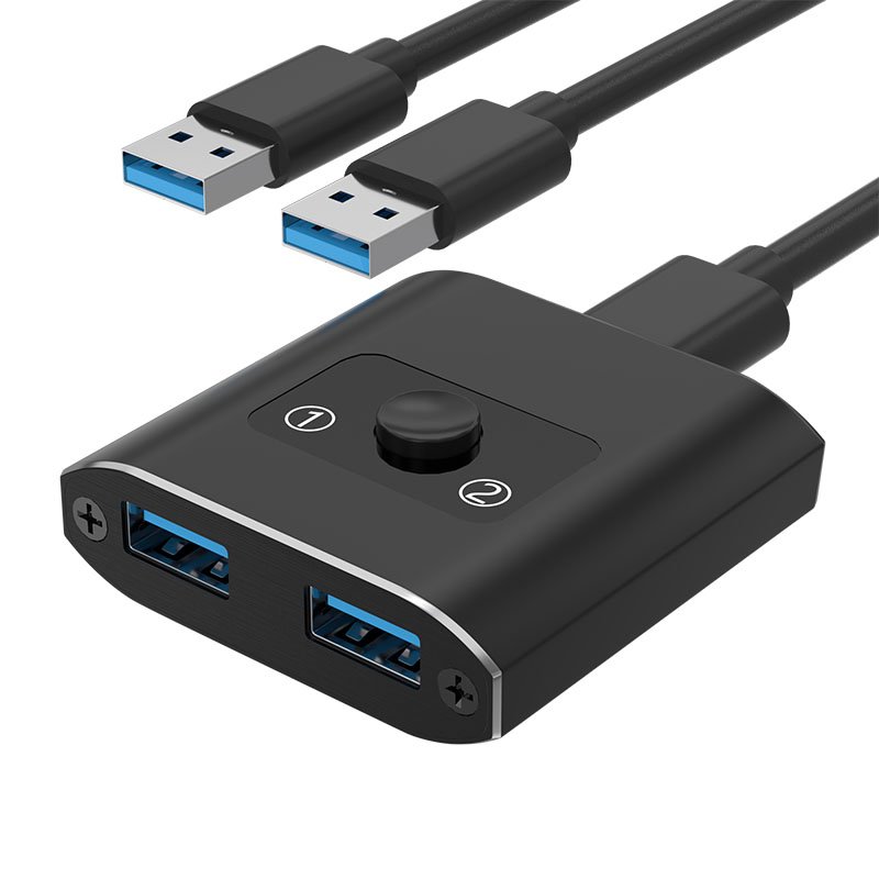 Hot Selling USB 3.0 Bi-Directional Switch 4K Selector enables 2 computers to share one keyboard and mouse seamlessly