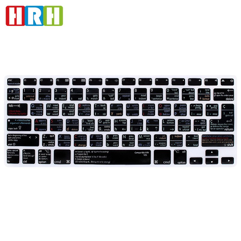 Silicone Laptop With Spanish Keyboard cover for Ado be Illustrator AI Skin silicone keyboard skin For macbook pro laptop