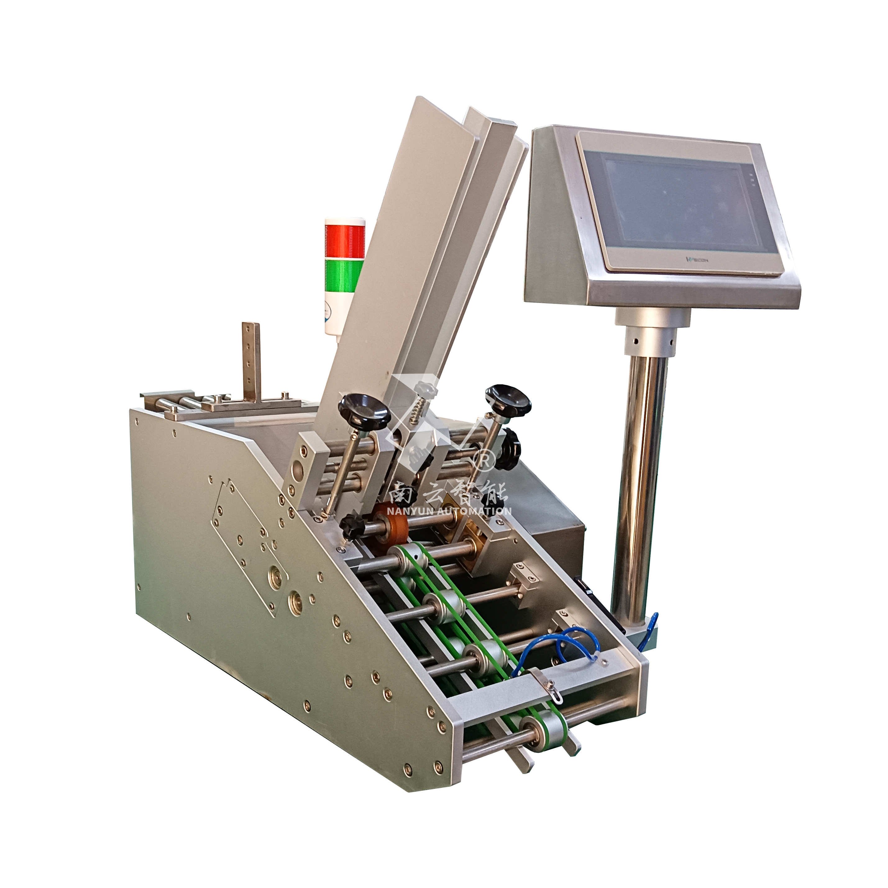 NY-863 high speed card friction feeding machine for sticker book energy patch used in production assembly line saving labor