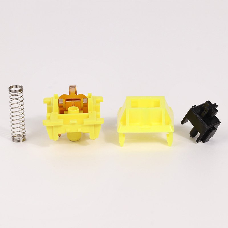 BSUN Banana switch - black Mechanical keyboard linear 5pin POM keyboard switch