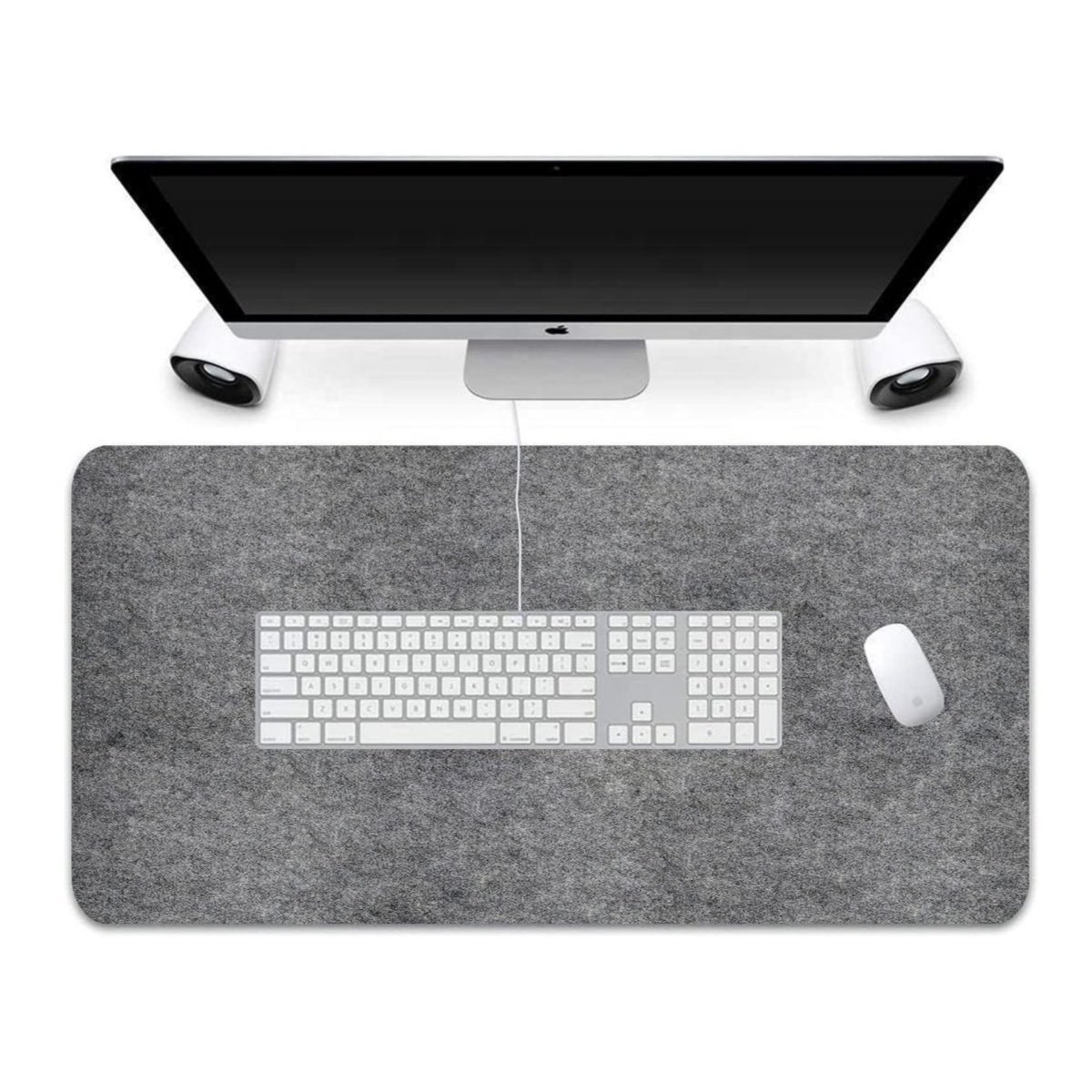 High quality Large Felt Desk Pad Non-Slip Full Mouse Pad for Keyboard and Computer Table Mat Protector Cover for Home