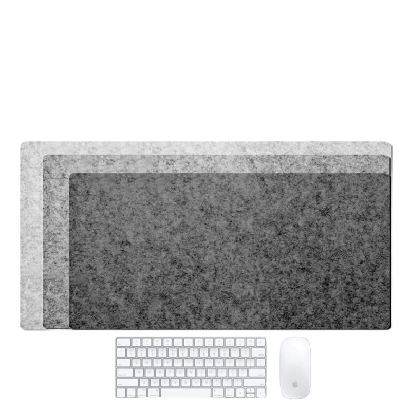 High quality Large Felt Desk Pad Non-Slip Full Mouse Pad for Keyboard and Computer Table Mat Protector Cover for Home