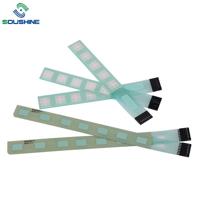 soushine Custom Keypad Panel Membrane Switch Keypad Keyboard With Circuit For Machine Control Panel