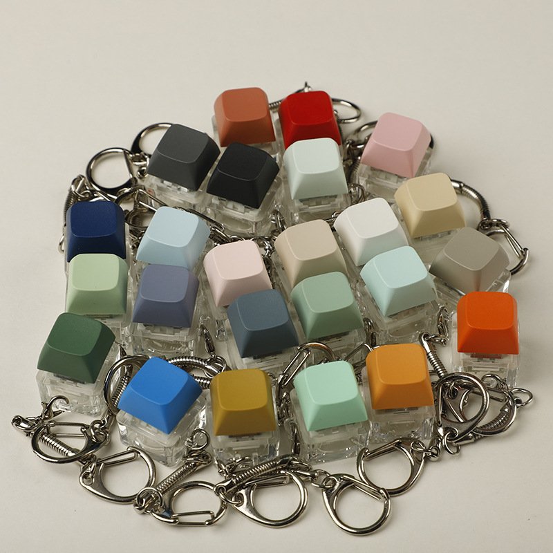 Hot DIY Switches Tester For Mechanical Keyboard With Keycap Switch Tester Custom Made Gift Keychain