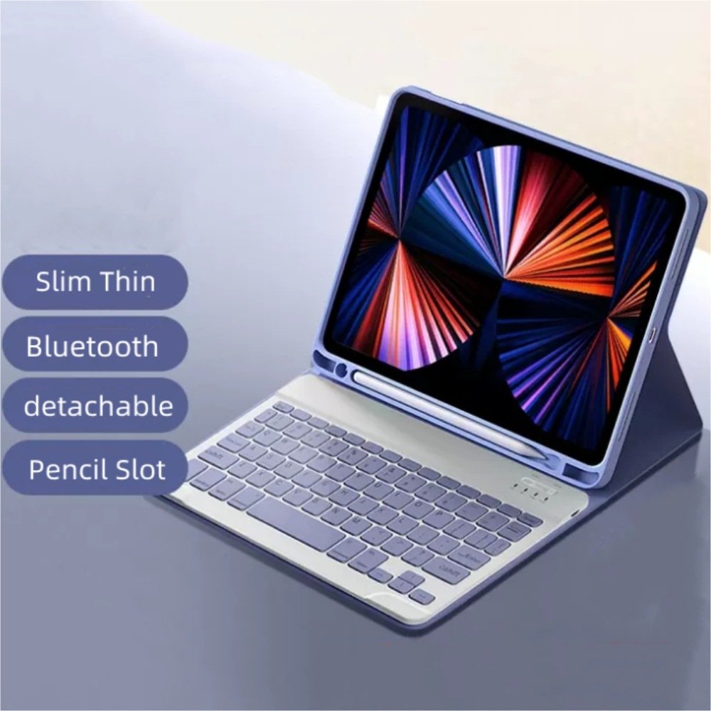 Auto Sleep/Wake Detachable Magnetic Folio Case For iPad Pro 11 Air5 10th 10.9 inch Pencil Holder Stand Keyboard Case Protective