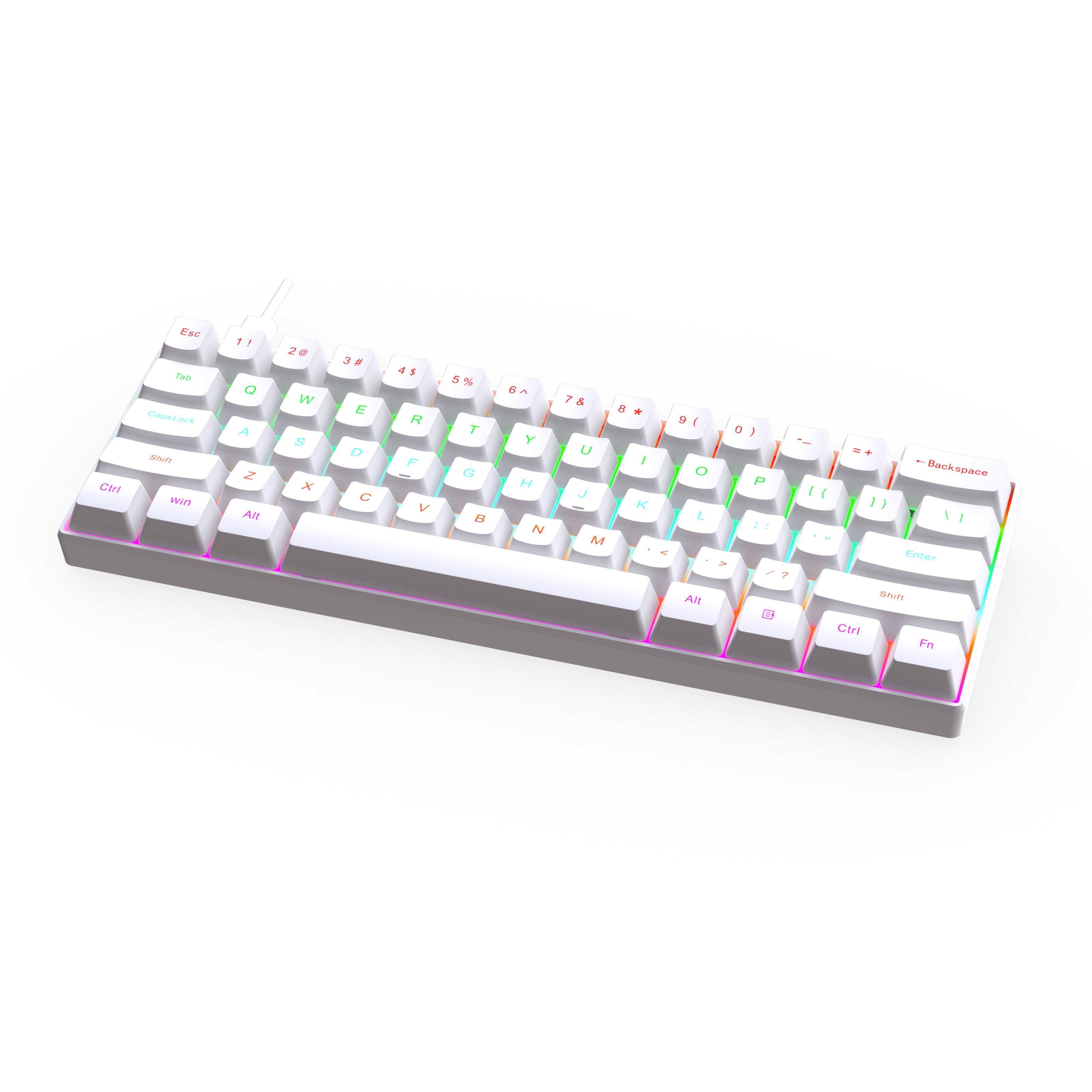 60% Keyboard 61 Keys Hot Swappable Mini Rgb competitive price Red Blue Switch Gaming Mechanical Keyboard For Computer