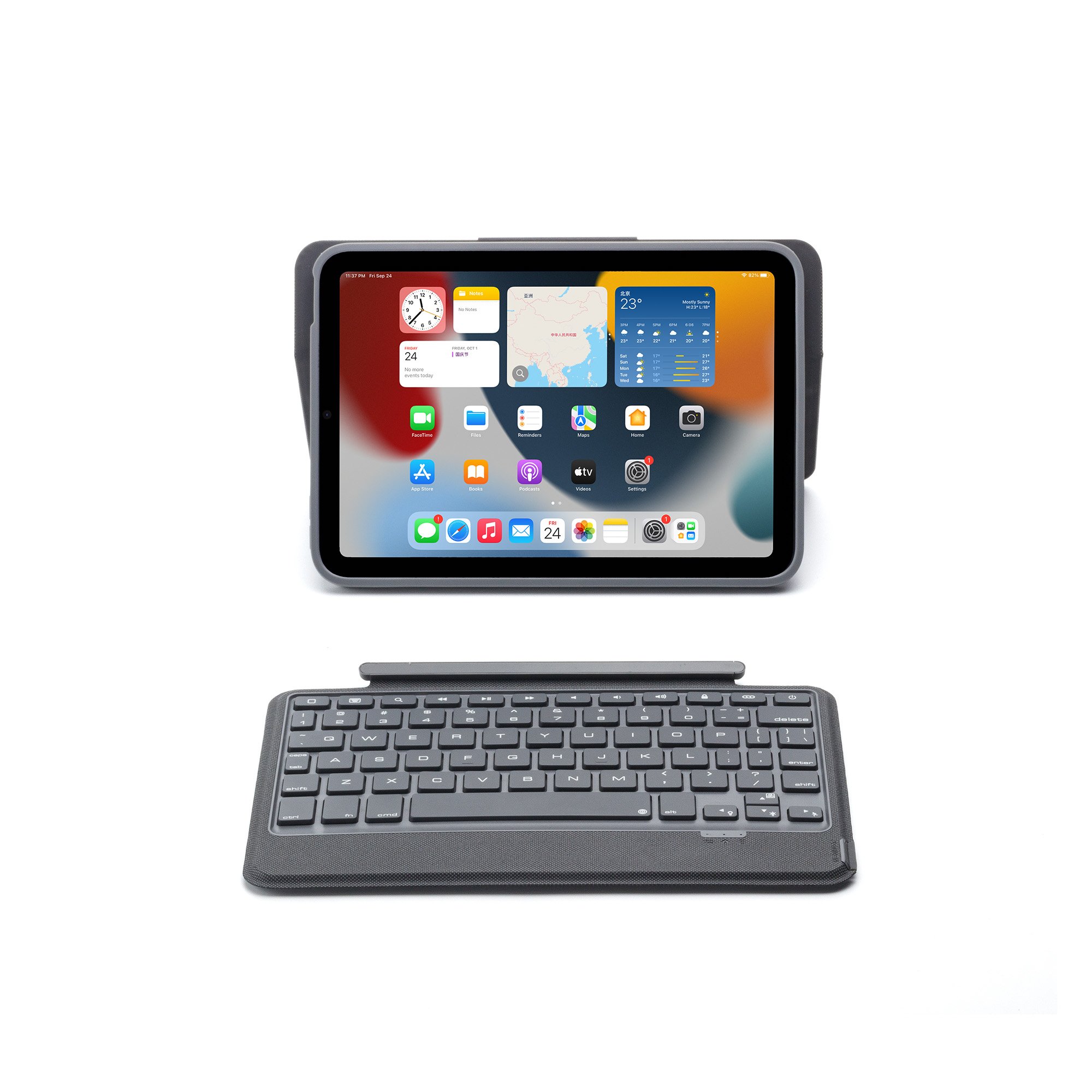 Wholesale Detachable Keyboard Case for iPad Pro 11 12.9inch Wireless BT Keyboard Cover for iPad mini 6 with Pencil Holder