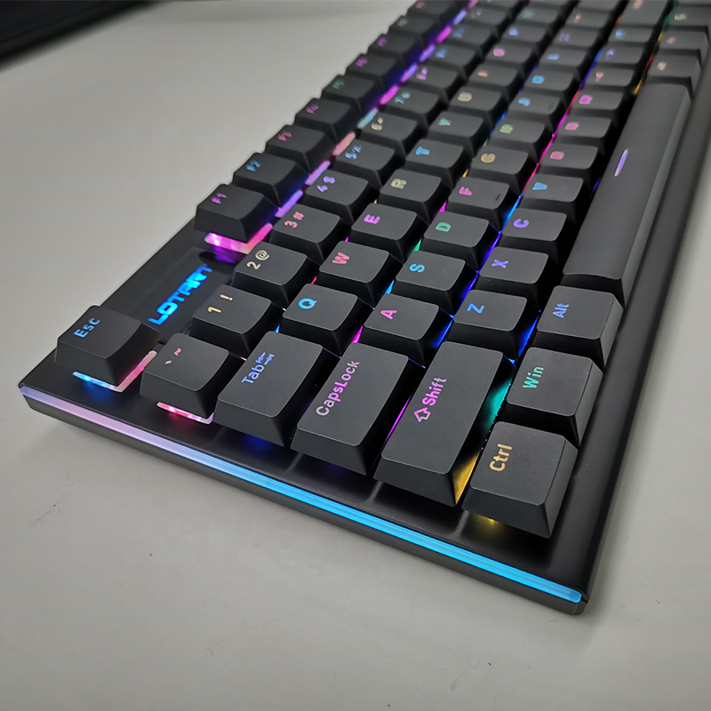 Freenman Ultra Thin Design Gaming Keyboard Backlight Wireless Keyboard RGB Metal Aluminum for PC Mechanical Desktop OEM Gua 100%
