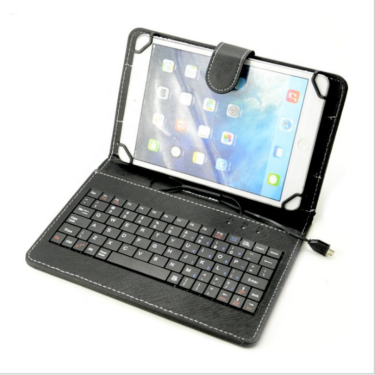 Factory Cheap Price Custom Spanish Russian Arabic Layout Wired USB Keyboard case for 7 inch android Tablet PC