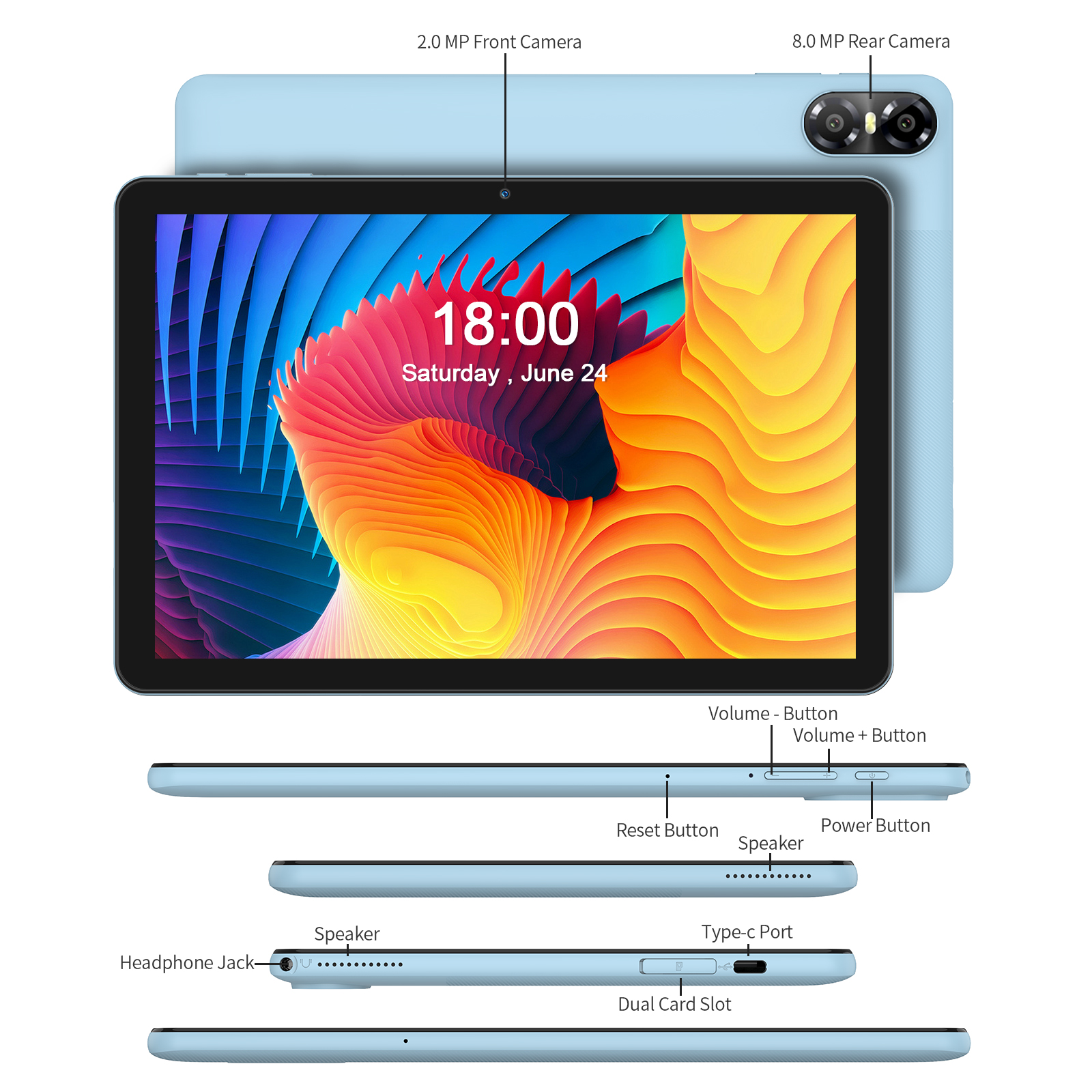 Best seller 10.1inch tablet pc Android with Octa core CPU support wifi 6, accessories including keyboard, protector cover