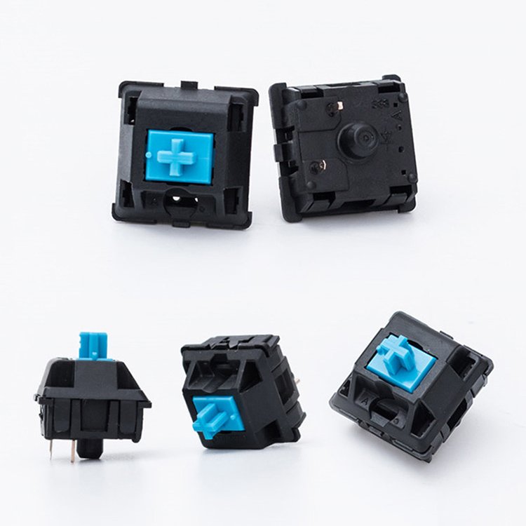 61/74/104/108 Keys Blue Black Brown Black 3Pins Single LED Diode Gaming Mechanical Keyboard Push Button Switch