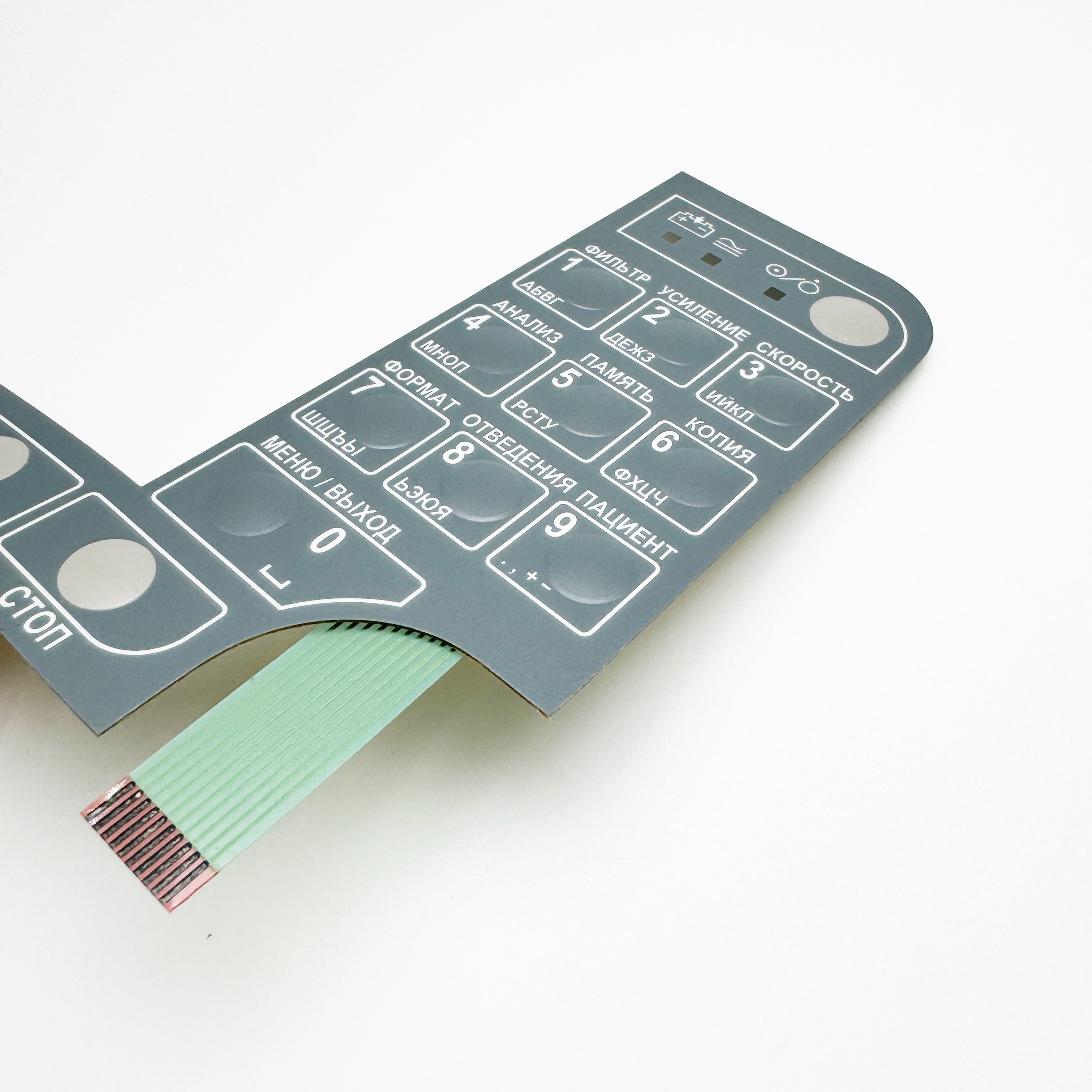 OEM&ODM .Professional Customized Services.Employing radium engraving technology Membrane Switches keypads for electronic devices