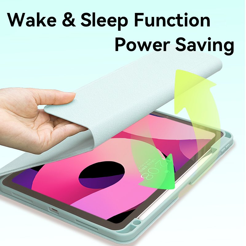 Yeedan Multi-Angle Support Full Cover Book Style 12.9'' iPad Pro Case Wake Sleep Shockproof Scratch-Resistant Optional Keyboard