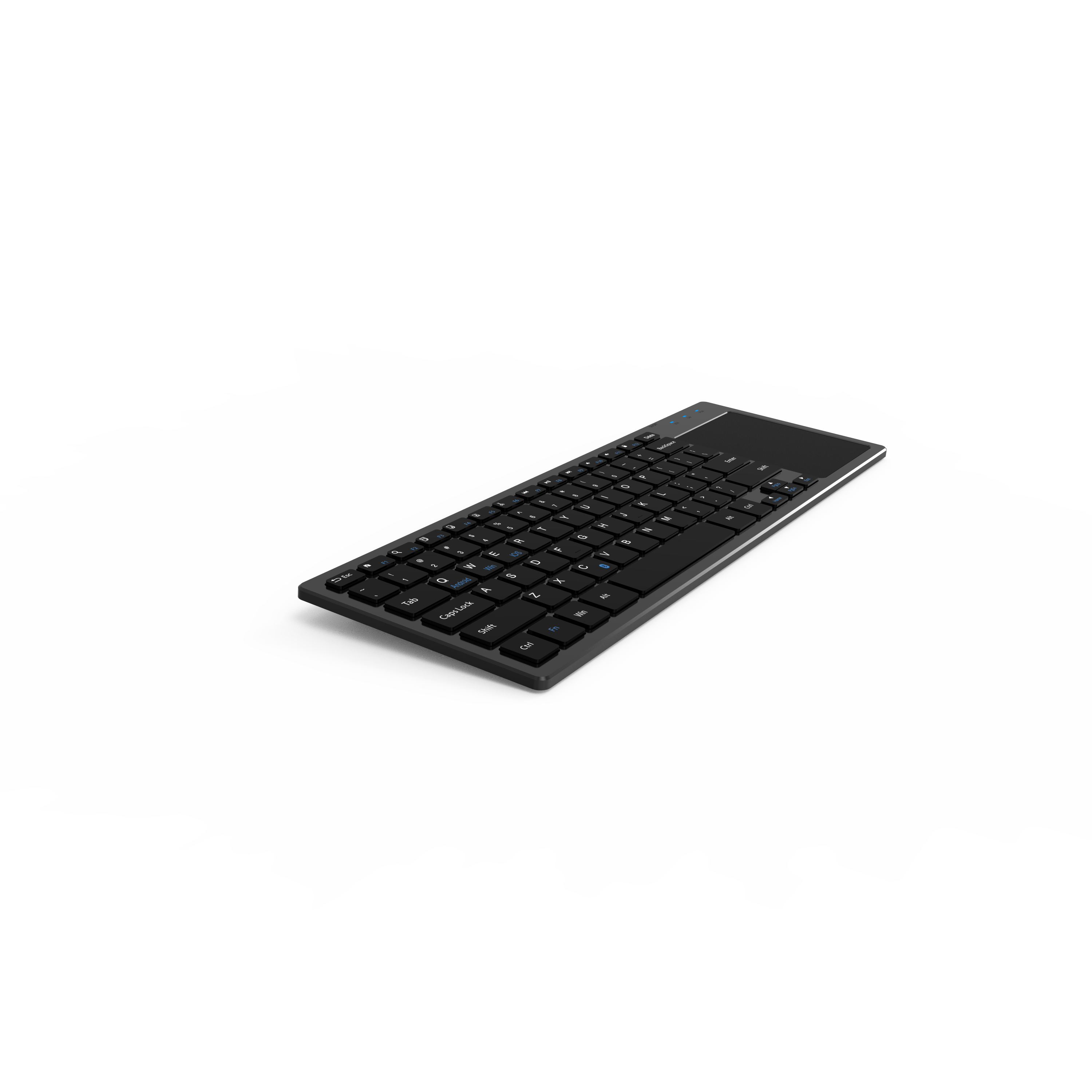 AIKUN AX8005 Rechargeable Wireless keyboard with Quiet Keys and touch pad,Auto Power Saving,Scissor Switch