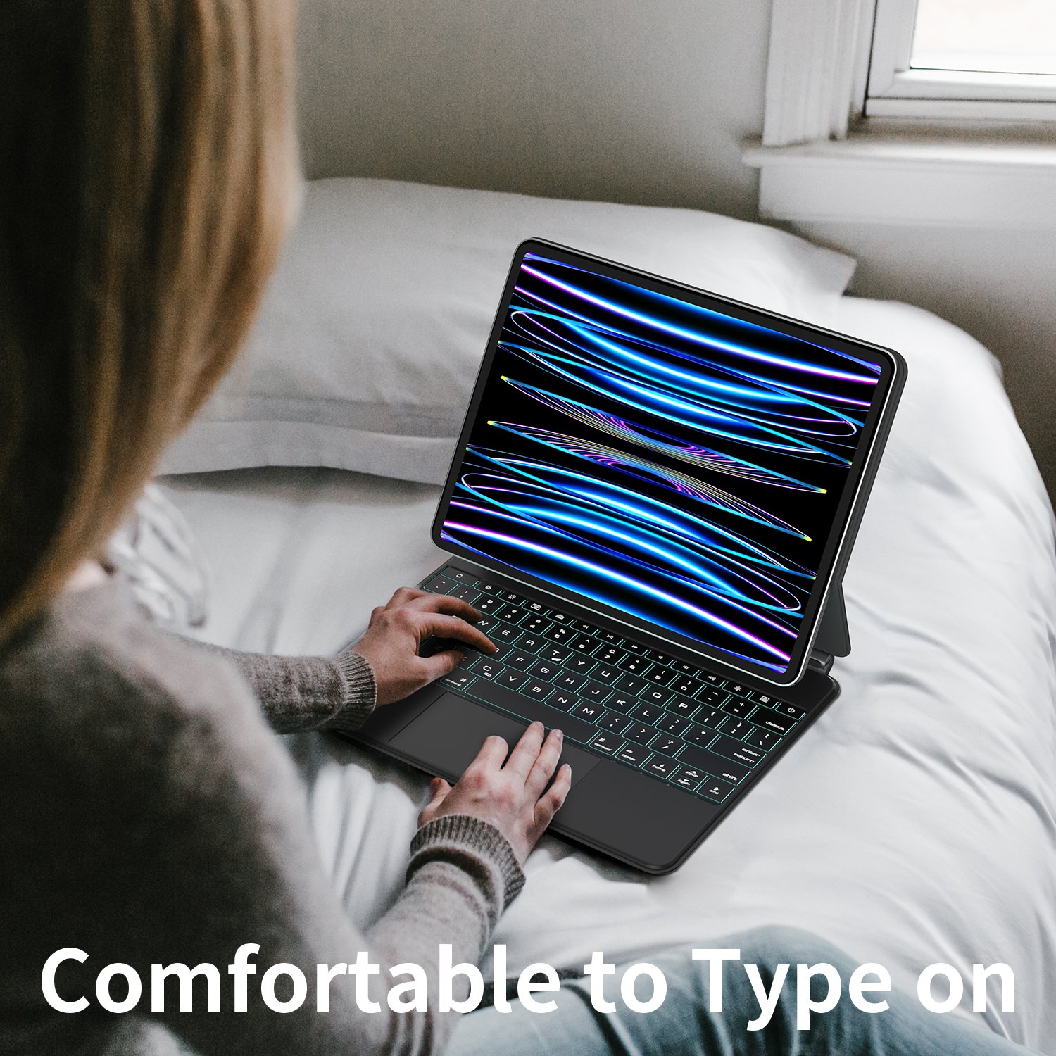 Magic Keyboard for iPad Pro 11 12.9 Air 4 Air 5 for iPad 10th Generation Pro 12.9 6th 5th 4th 3rd Gen Smart Cover Magnetic Case