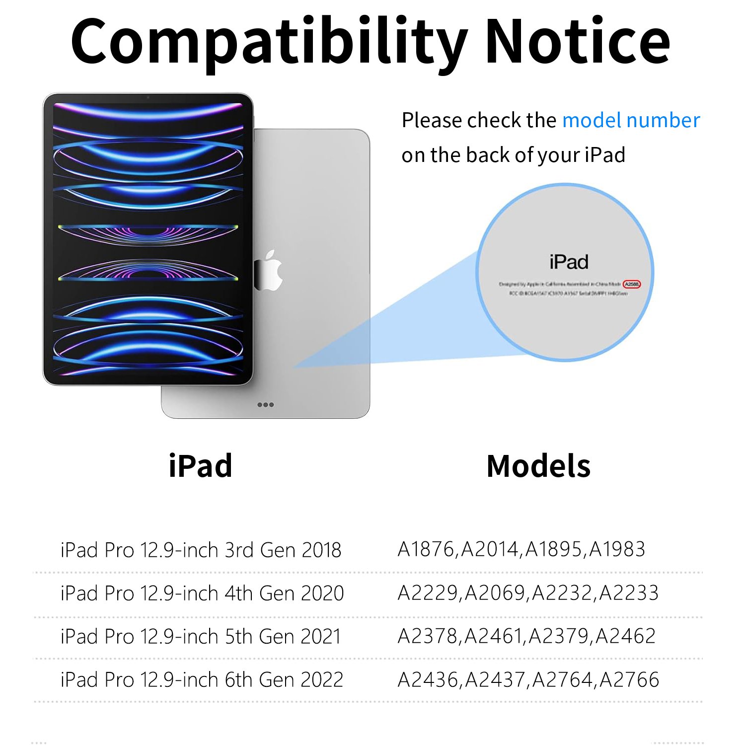 Magic Keyboard for iPad Pro 11 12.9 Air 4 Air 5 for iPad 10th Generation Pro 12.9 6th 5th 4th 3rd Gen Smart Cover Magnetic Case