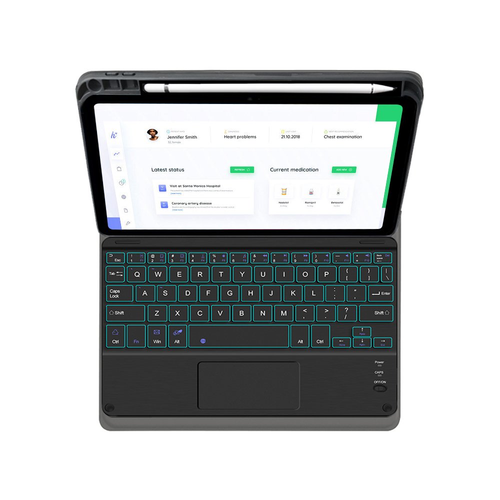 wireless keyboard case For iPad 10th 10.9 inch with touchpad and backlit 2022 Factory Tablet case For iPad 10 cover