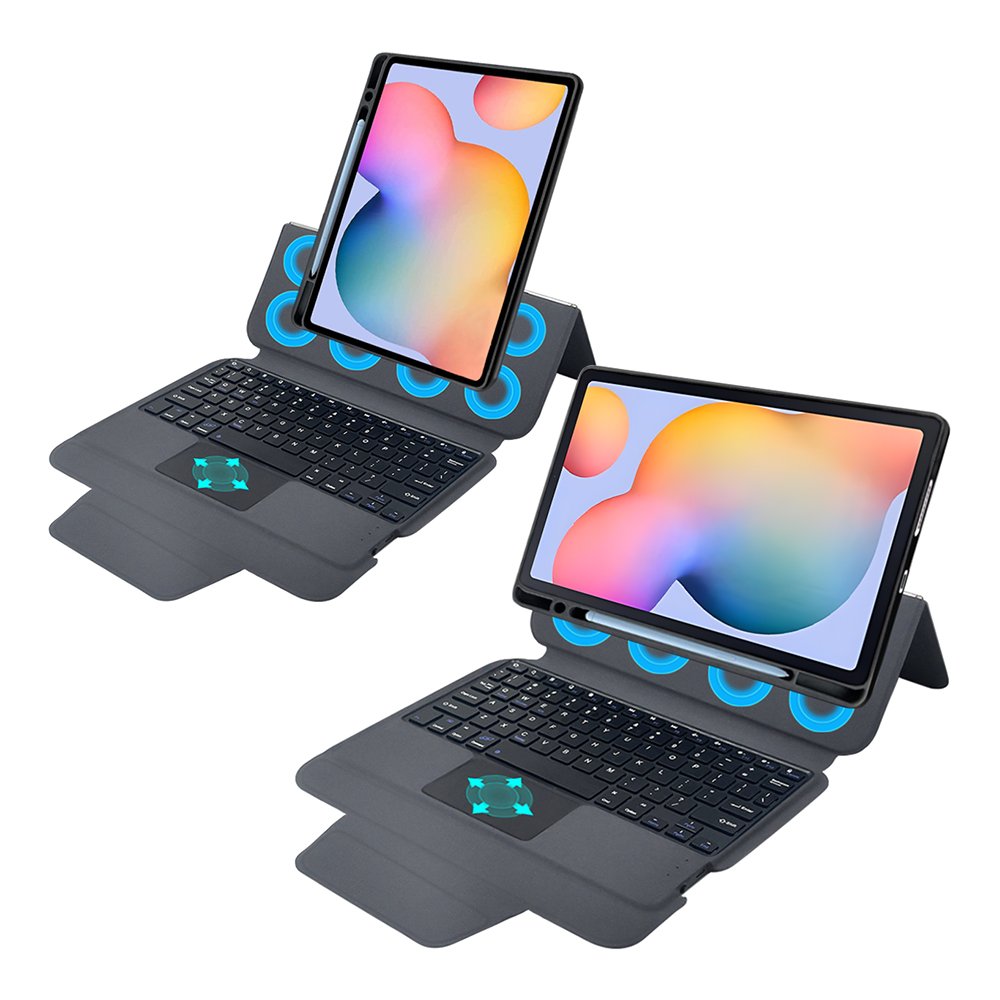 wireless combo keyboard tablet case For Samsung galaxy tab S6 lite with touchpad and backlight