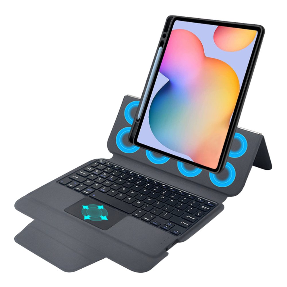 wireless combo keyboard tablet case For Samsung galaxy tab S6 lite with touchpad and backlight
