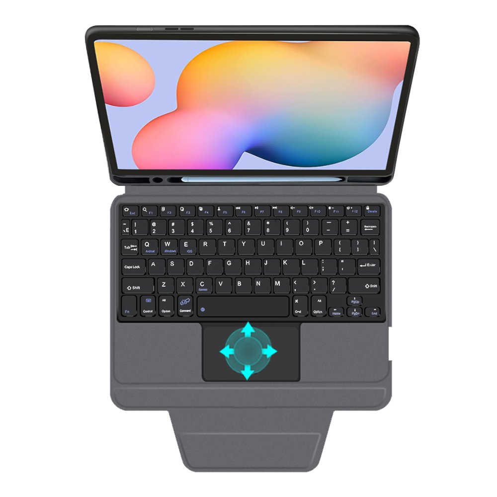 wireless combo keyboard tablet case For Samsung galaxy tab S6 lite with touchpad and backlight