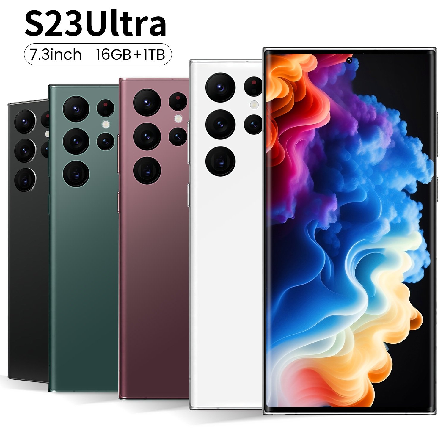 New Original S23 Ultra 5g Smartphone 16gb 512gb Snapdragon 8 10 Core With Stylus 7.2in Large Screen Android 12 Phone