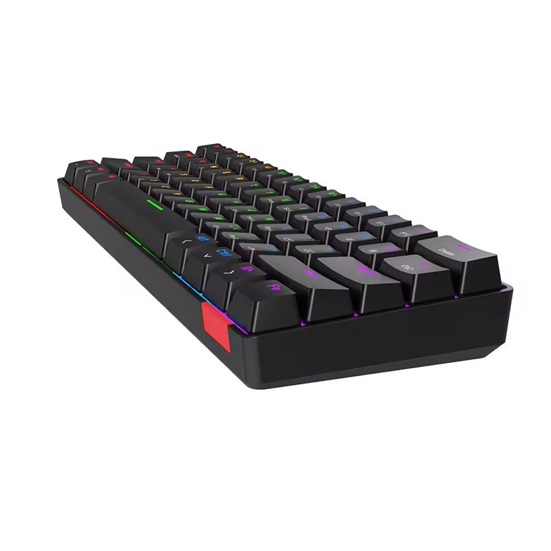 60% Mechanical Keyboard 2.4Ghz/Bluetooth/Wired, Wireless Bluetooth Mini Keyboard 61 Keys, RGB Hot Swappable Gaming Keyboard