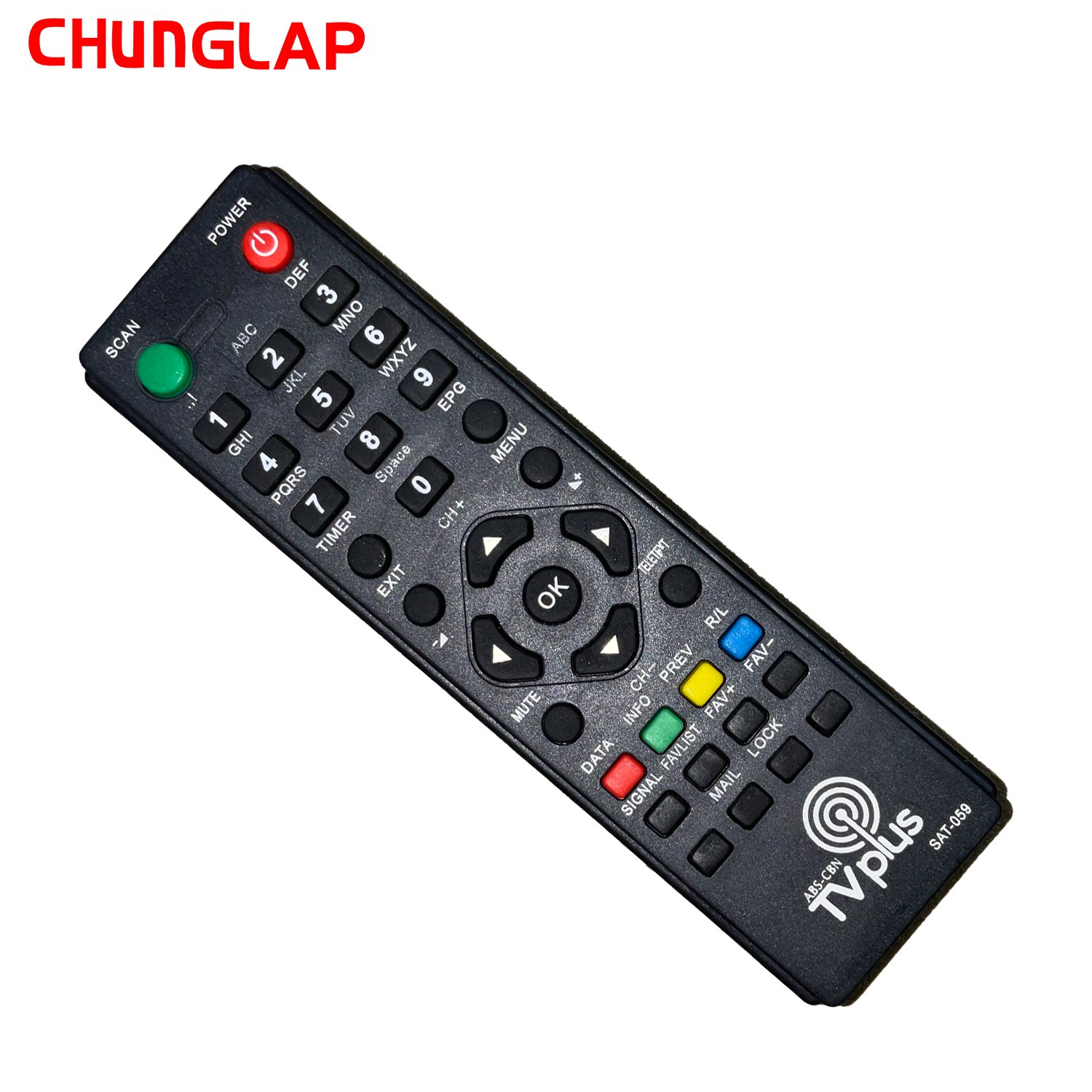 Suitable for the Philippine market set-top box remote control SAT-059 CHUNGLAP