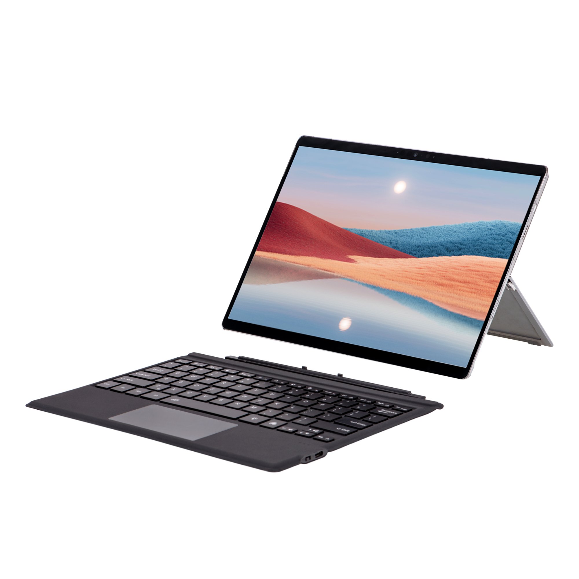 Wireless Multifunctional Gaming Keyboard Cover for Microsoft Surface Pro 3 4 5 6 7 with Touchpad Tablet Keyboard Style
