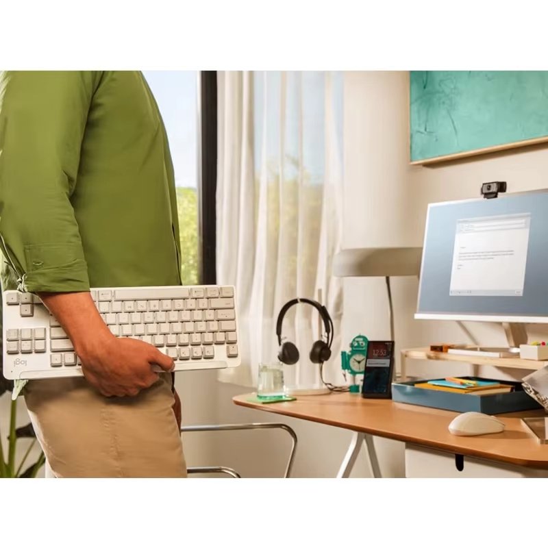 Logitech Signature K855 Wireless Mechanical Keyboard Bluetooth USB Keyboard Easy-Switch Connect 3 Devices For PC