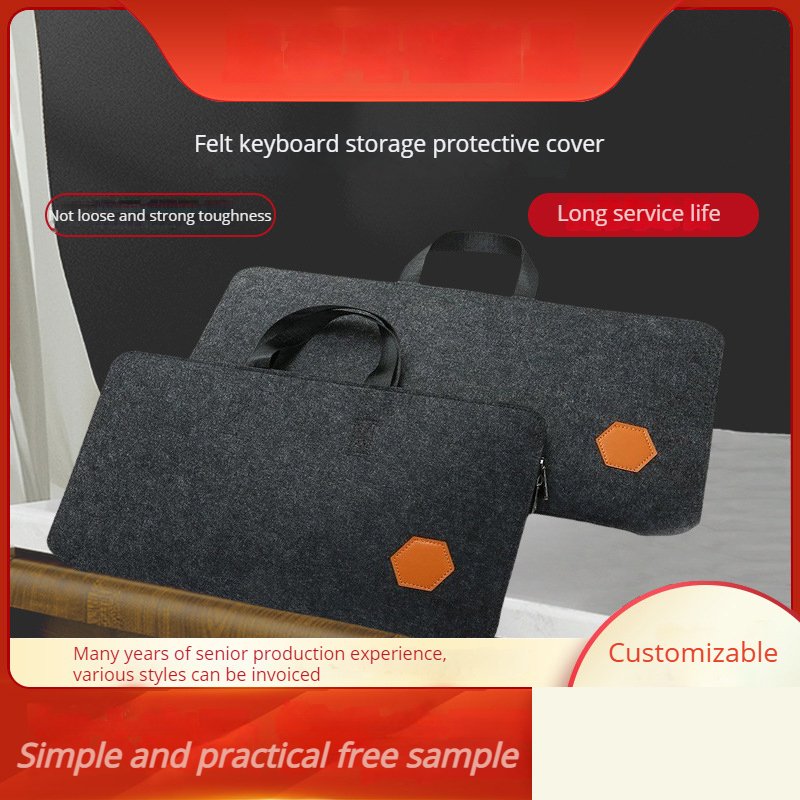 Wholesale Felt Mechanical Keyboard Pack Bluetooth Keyboard Handbag Esports Equipment Portable Protective Case