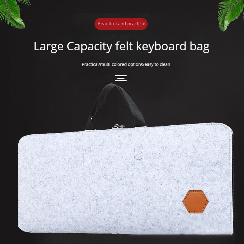 Wholesale Felt Mechanical Keyboard Pack Bluetooth Keyboard Handbag Esports Equipment Portable Protective Case