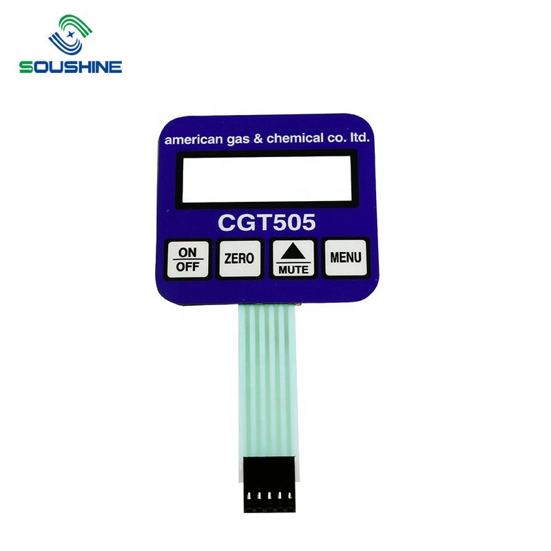 Wholesale Price Matrix Membrane Smart Switch With Ied Waterproof Panel Membrane Switch Keyboard