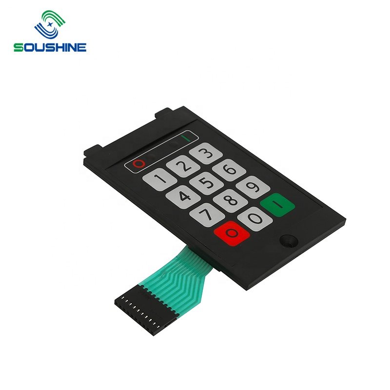 Wholesale Price Matrix Membrane Smart Switch With Ied Waterproof Panel Membrane Switch Keyboard