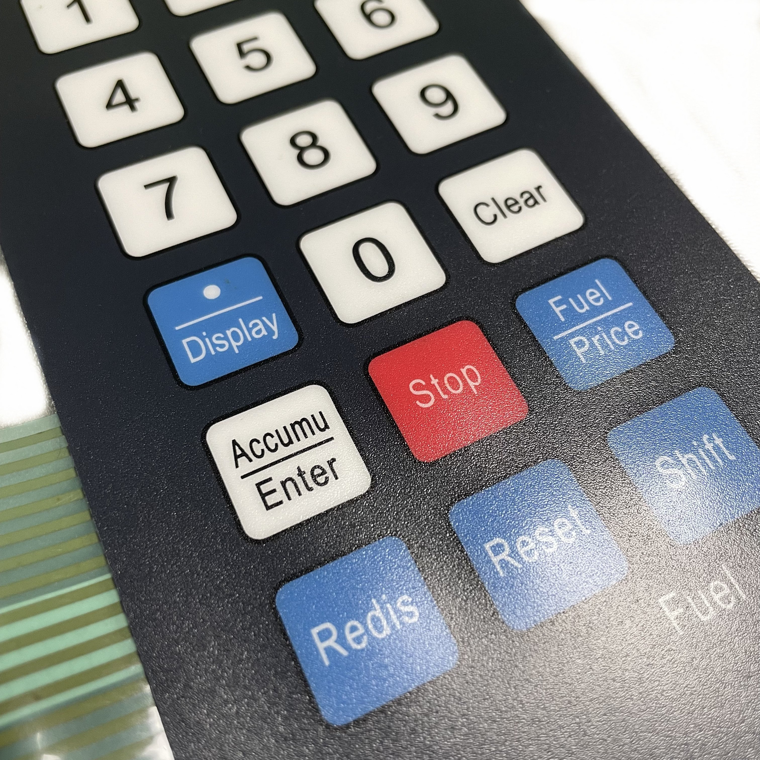 High quality fuel dispenser keypad