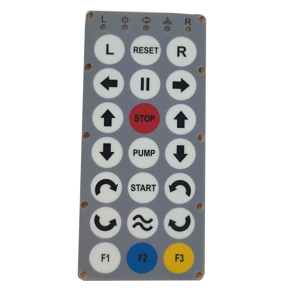 factory customized indoor lighting accessories push button membrane keypads waterproof membrane switch
