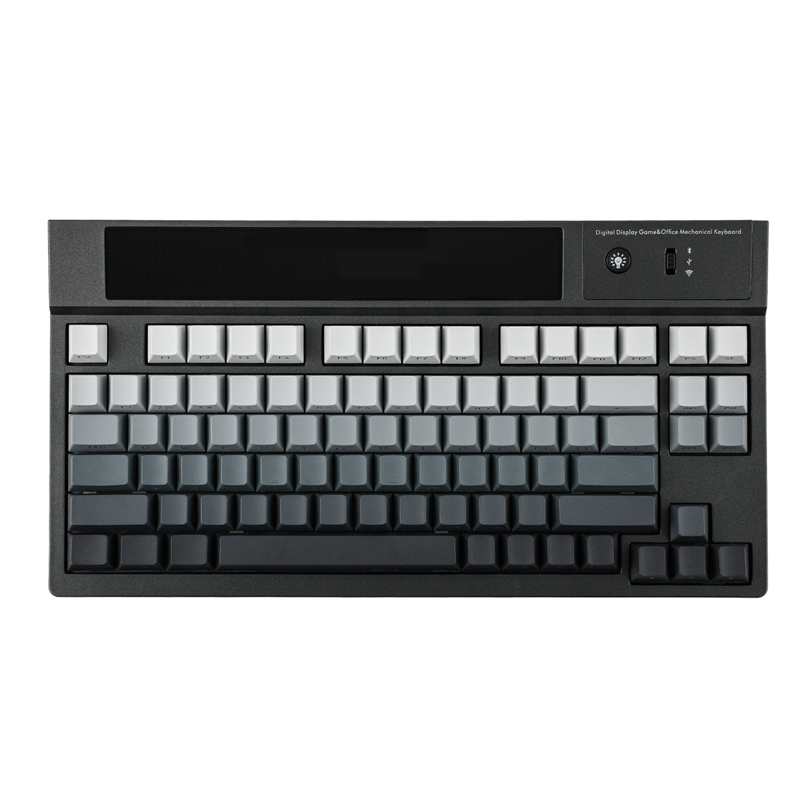 EPOMAKER DynaTab75X 75% Compact Gasket Mounted Mechanical Keyboard Custom Dot-Matrix RGB LED Screen shenzhen mechanical keyboard