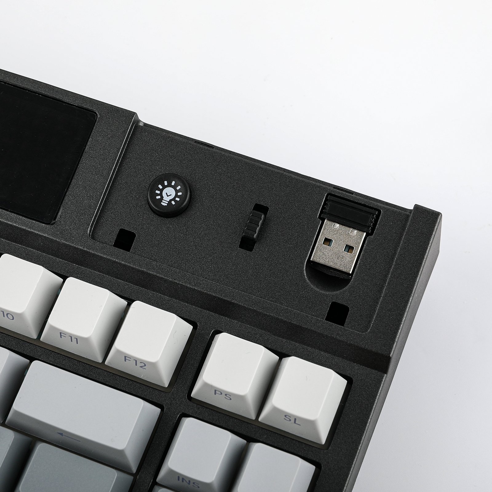 EPOMAKER DynaTab75X 75% Compact Gasket Mounted Mechanical Keyboard Custom Dot-Matrix RGB LED Screen shenzhen mechanical keyboard