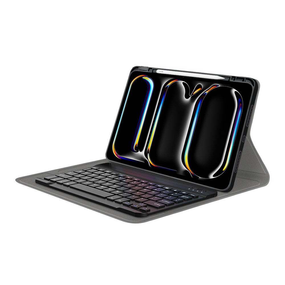 wireless keyboard leather tablet case For iPad Pro 11 2024 magnetic keyboard cover with pencil holder factory wholesales