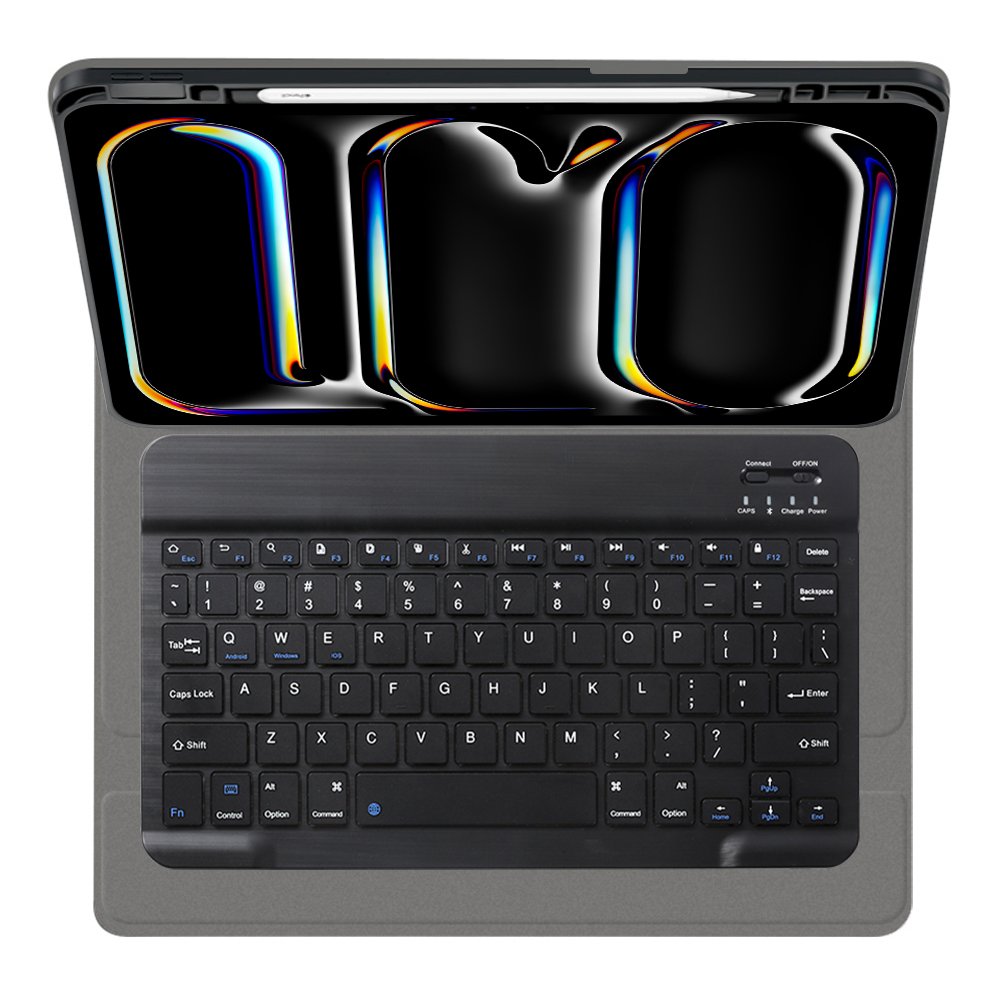wireless keyboard leather tablet case For iPad Pro 11 2024 magnetic keyboard cover with pencil holder factory wholesales