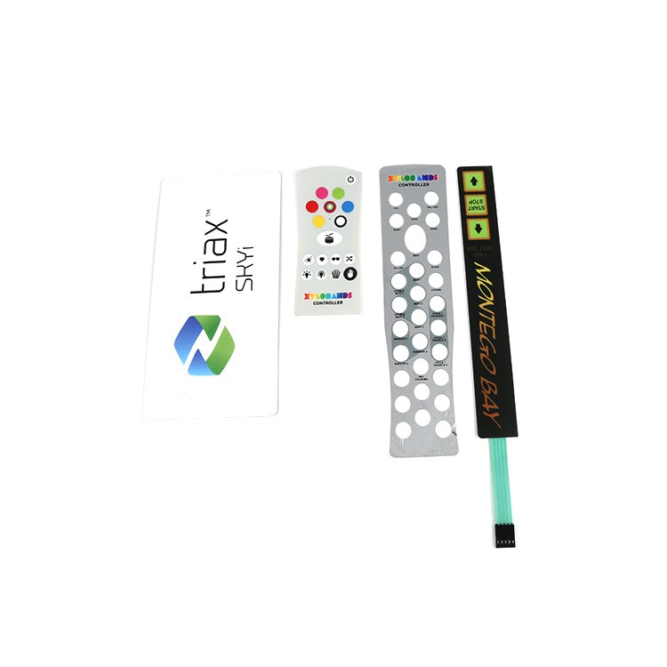 Custom Household Appliances PVC PC PET Membrane Control Panel Graphic Overlay