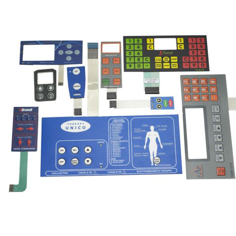 Custom Household Appliances PVC PC PET Membrane Control Panel Graphic Overlay