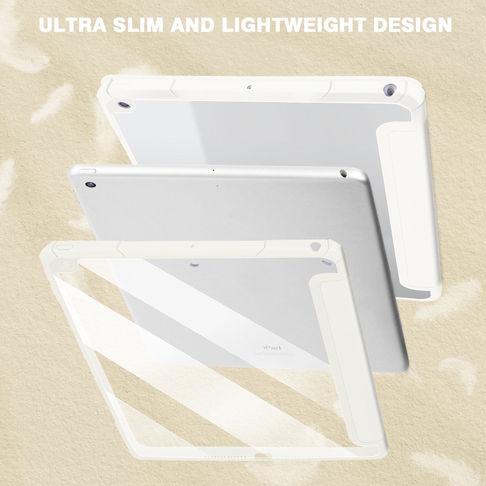 Lightweight Matte Frosted Shockproof TPU Standing protective case tablet Cover for Apple iPad 10th Generation 10.9 inch