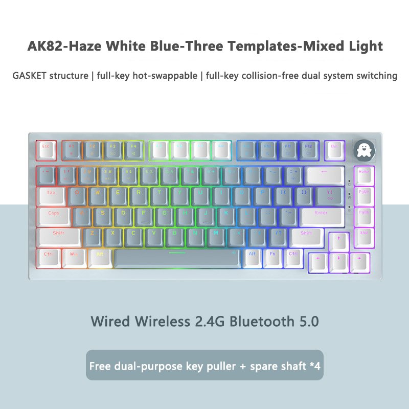 Apex Pro 2023 Purple Mechanical Gaming Keyboard 80% RGB Semi-Full Keypad Durable ABS Switch Designed Laptop Gaming BT New