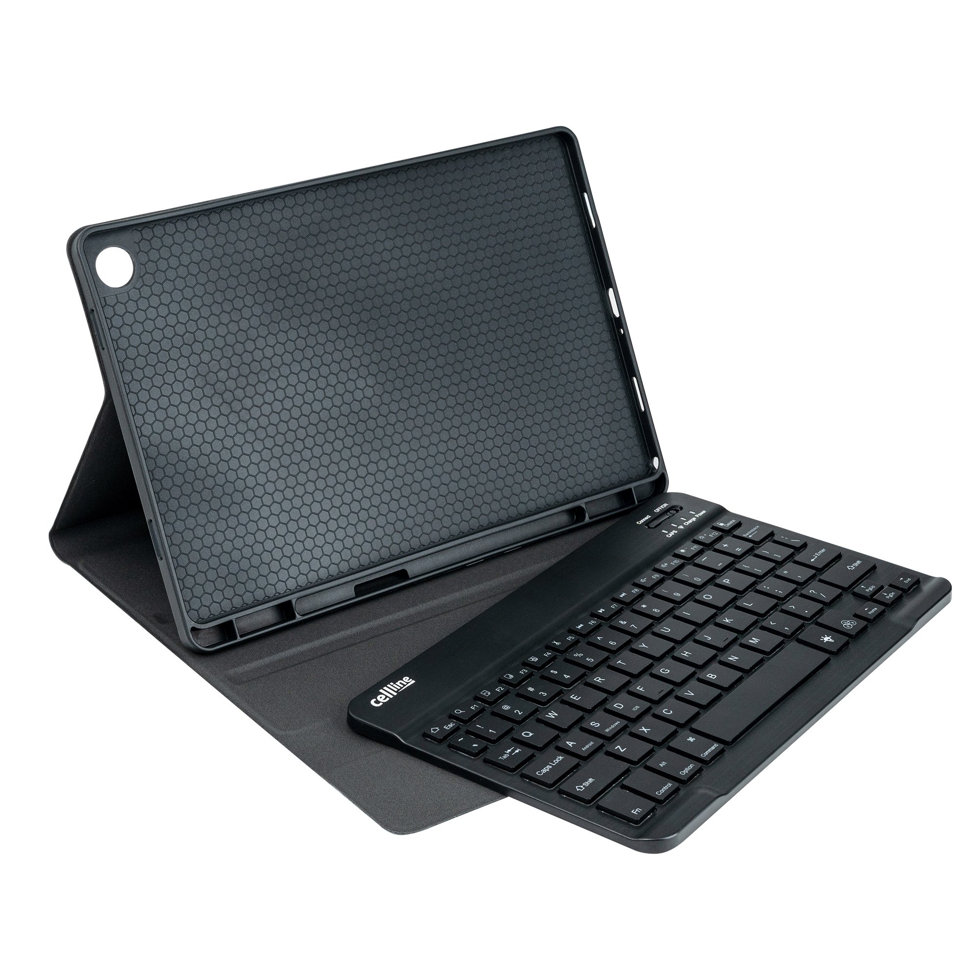 Factory Price Wholesale Bluetooth Wireless Keyboard Cover for 11'' Samsung Tab A9+ 78 Keys USB-C Port with 7 RGB Backlit Black