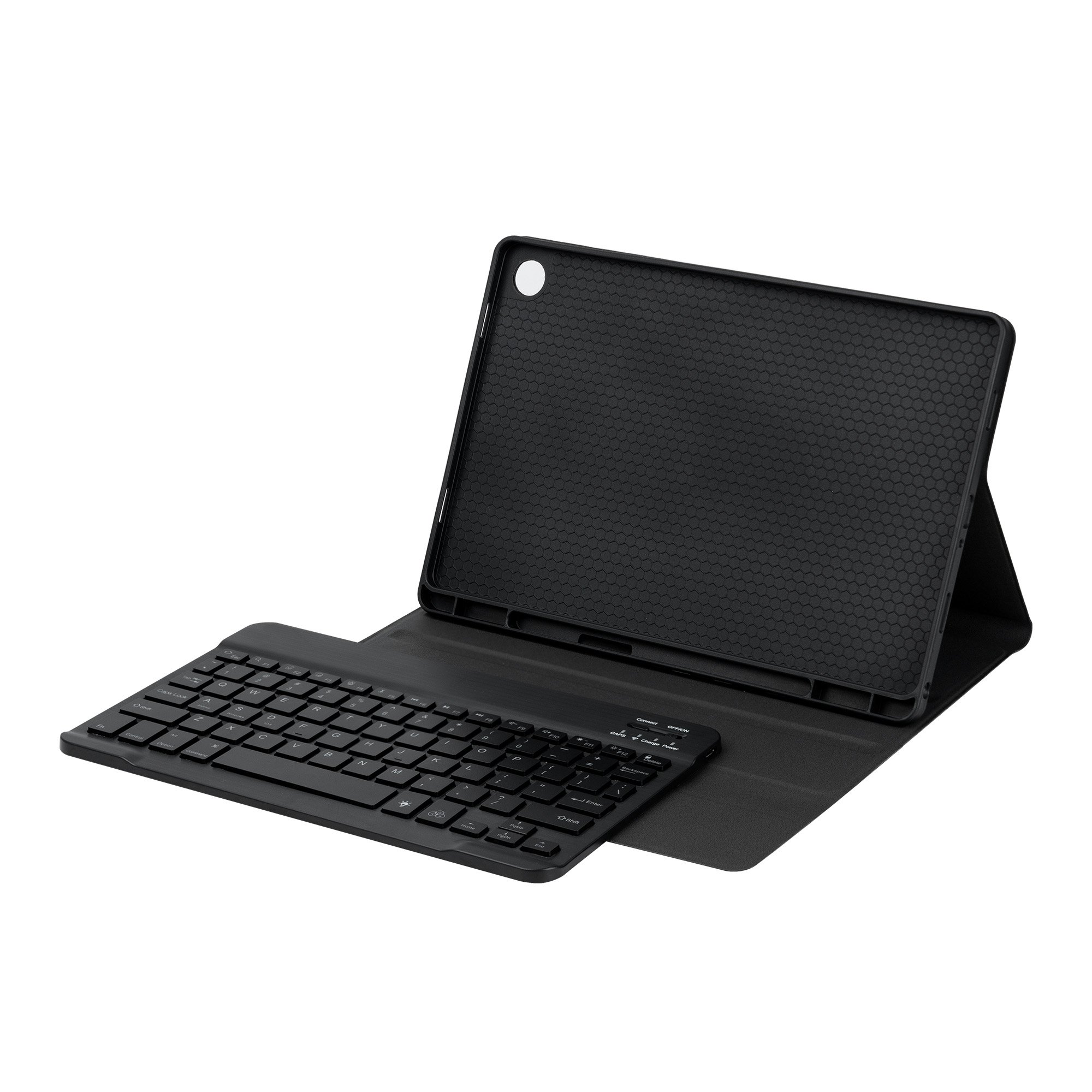 Factory Price Wholesale Bluetooth Wireless Keyboard Cover for 11'' Samsung Tab A9+ 78 Keys USB-C Port with 7 RGB Backlit Black