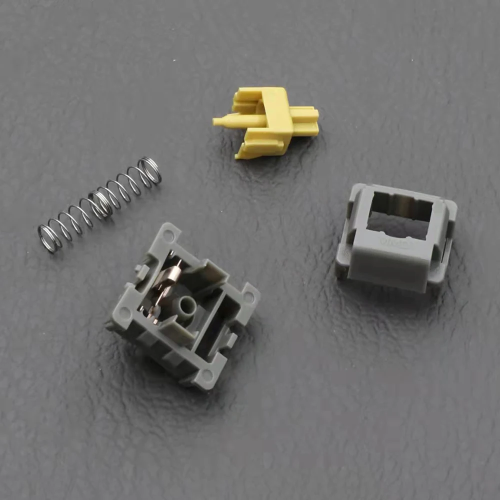 MMD POM Yellow Honey 5 Pin Tactile Switch 63.5g Full POM Mechanical Keyboard Custom Tactile Switches