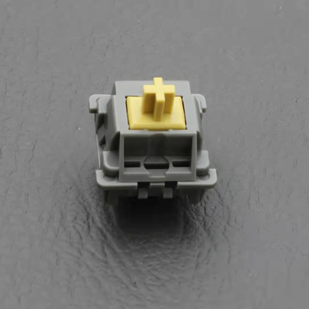 MMD POM Yellow Honey 5 Pin Tactile Switch 63.5g Full POM Mechanical Keyboard Custom Tactile Switches