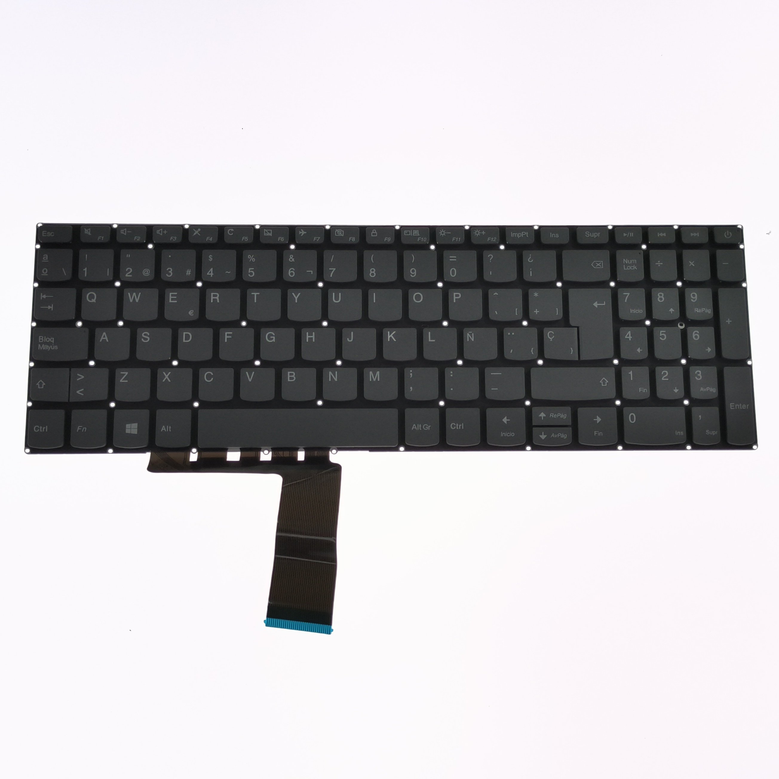 HK-HHT Spanish version laptop keyboard for 320-15 With black plastic cover no backlight no pointer